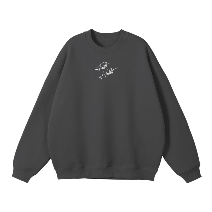Faith Habit Streetwear Unisex Solid Color Fleece Pullover