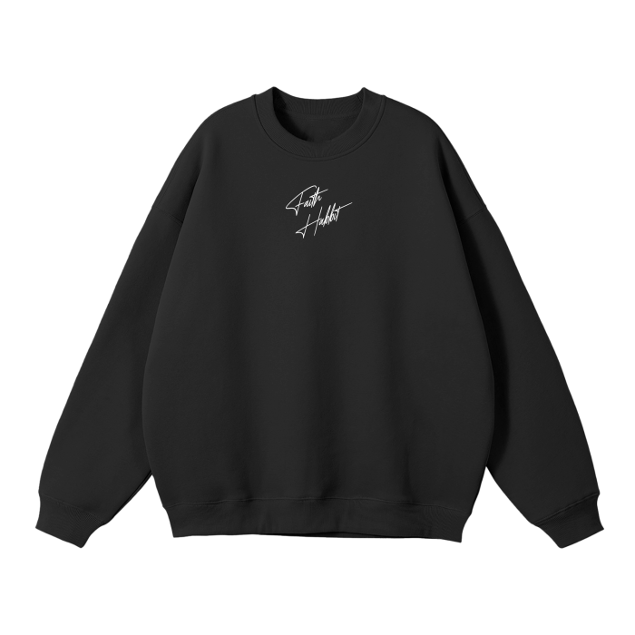 Faith Habit Streetwear Unisex Solid Color Fleece Pullover