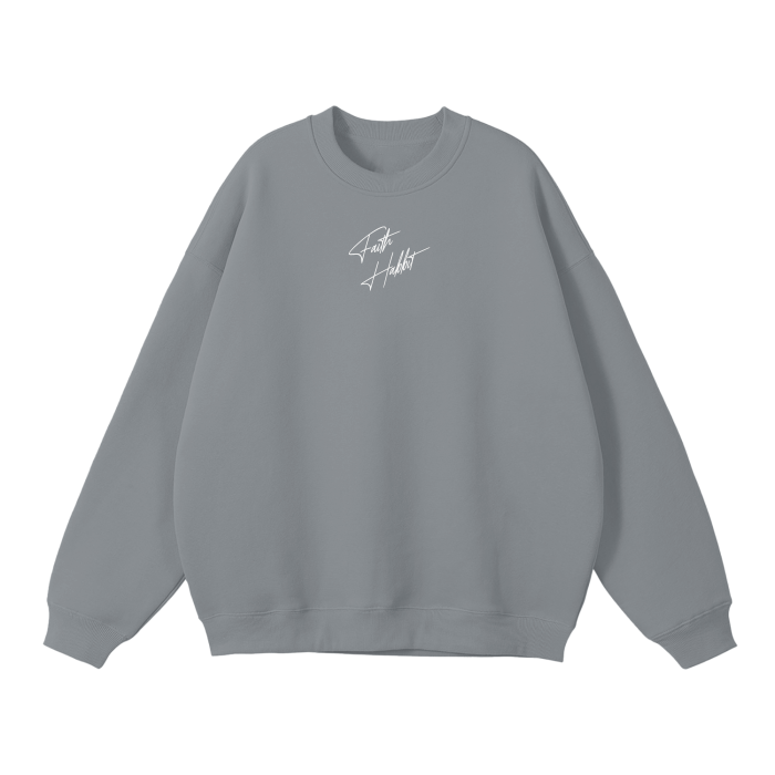 Faith Habit Streetwear Unisex Solid Color Fleece Pullover