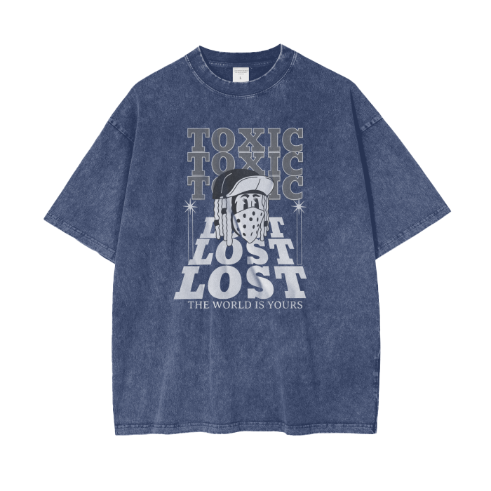 Toxic Acid Wash Oversize T-Shirt