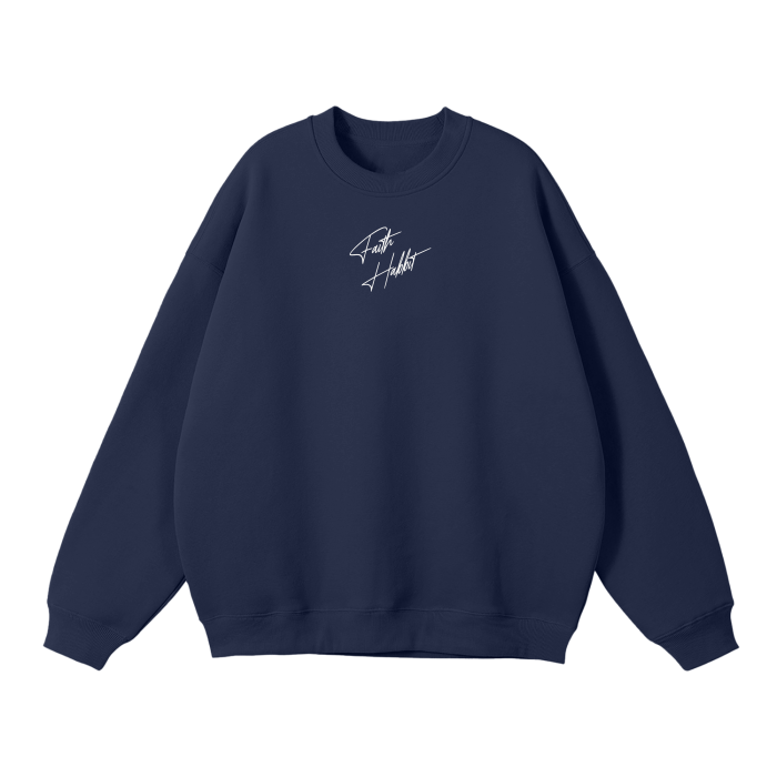 Faith Habit Streetwear Unisex Solid Color Fleece Pullover