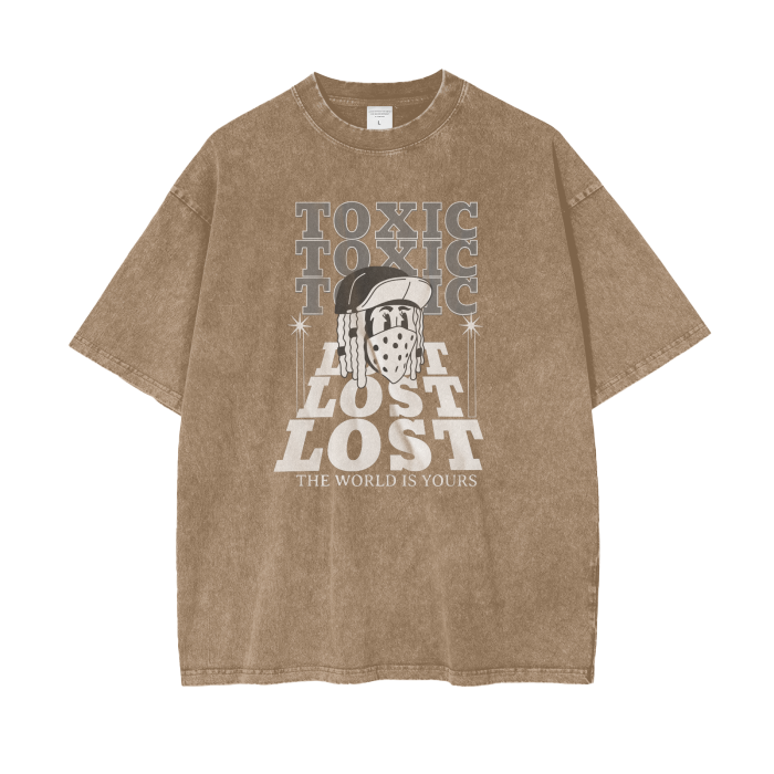 Toxic Acid Wash Oversize T-Shirt