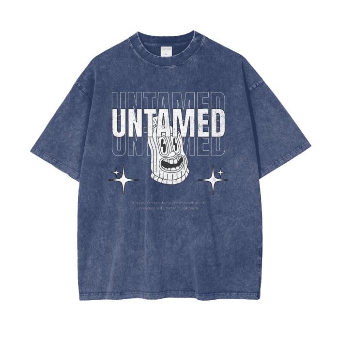 Untamed Acid Wash Oversize T-Shirt
