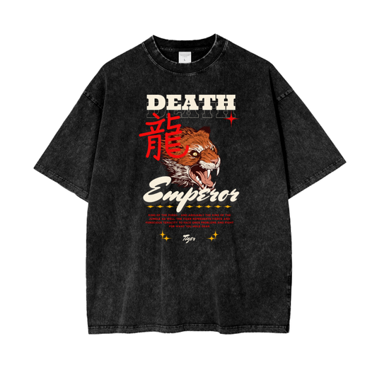 Death Acid Wash Oversize T-Shirt