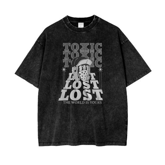 Toxic Acid Wash Oversize T-Shirt