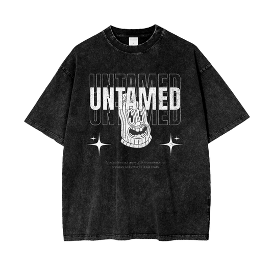 Untamed Acid Wash Oversize T-Shirt