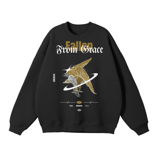 Fallen From Grace Streetwear Unisex Solid Color Fleece Pullover